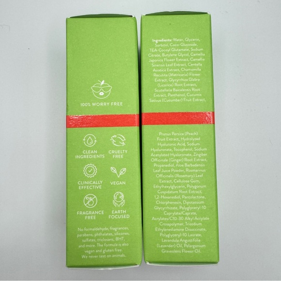 2x Peach & Lily Power Calm Hydrating Gel Cleanser 1.01oz Travel Mini Set - Picture 5 of 5